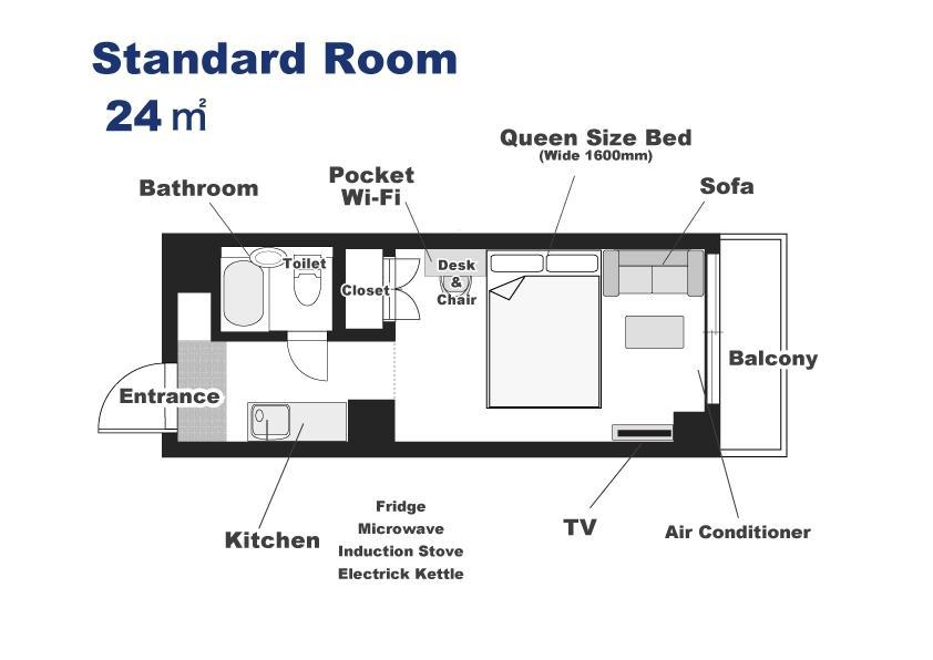 Ookini Hotels Karasuma Gojo Apartment Kyoto Cameră foto